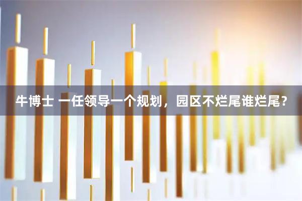 牛博士 一任领导一个规划，园区不烂尾谁烂尾？