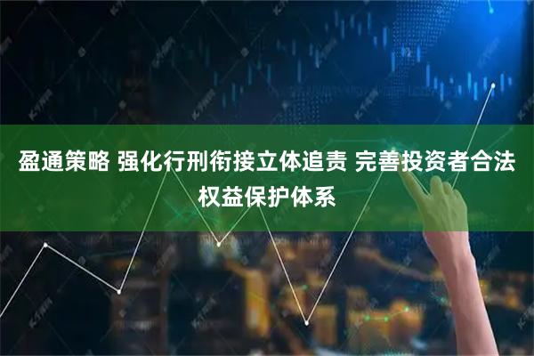 盈通策略 强化行刑衔接立体追责 完善投资者合法权益保护体系