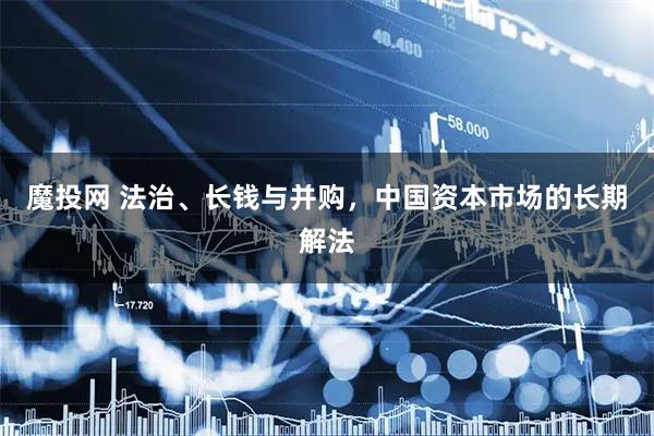 魔投网 法治、长钱与并购，中国资本市场的长期解法
