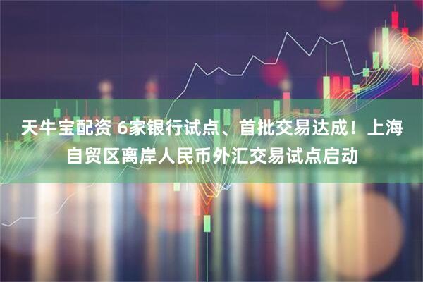 天牛宝配资 6家银行试点、首批交易达成！上海自贸区离岸人民币外汇交易试点启动