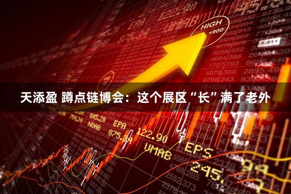 天添盈 蹲点链博会：这个展区“长”满了老外