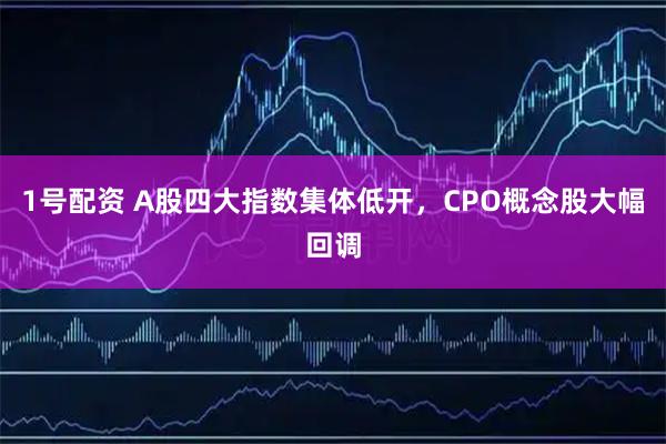 1号配资 A股四大指数集体低开，CPO概念股大幅回调